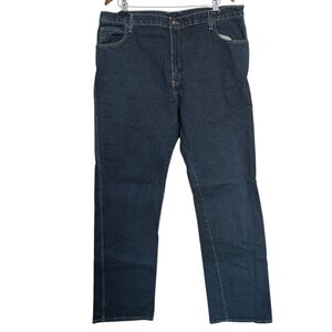 Dickies Dark Wash Men's Carpenter Jeans Size 38x34